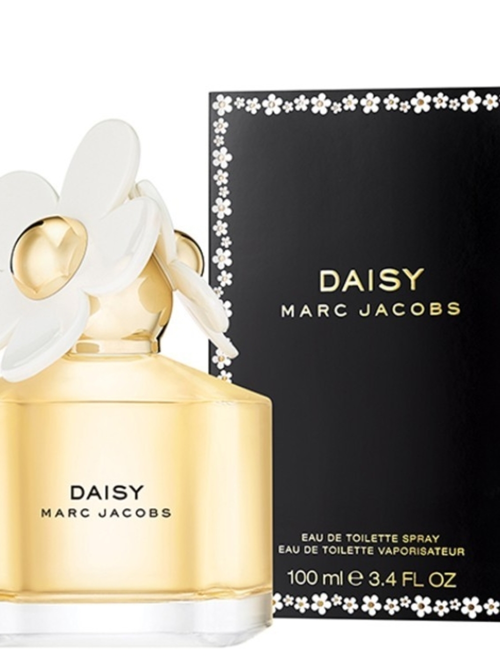 Marc Jacobs Daisy Perfume Bottle - White & Gold Accents